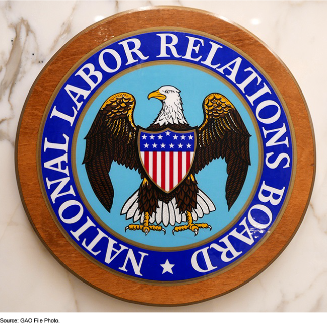 The seal of the National Labor Relations Board. 