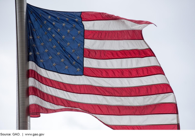 Photo of the U.S. flag.